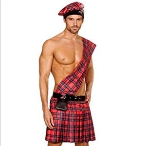 Men's Sexy Hot Scottie Dress Costume NEW 
Sz L